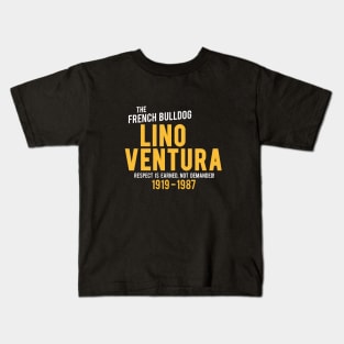 Lino Ventura: Celebrating the Iconic French Cinema Legend Kids T-Shirt